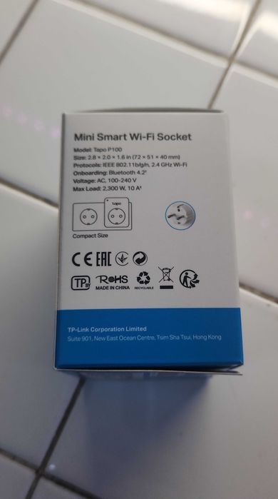 Tapo Tomada inteligente nova ainda na caixa.