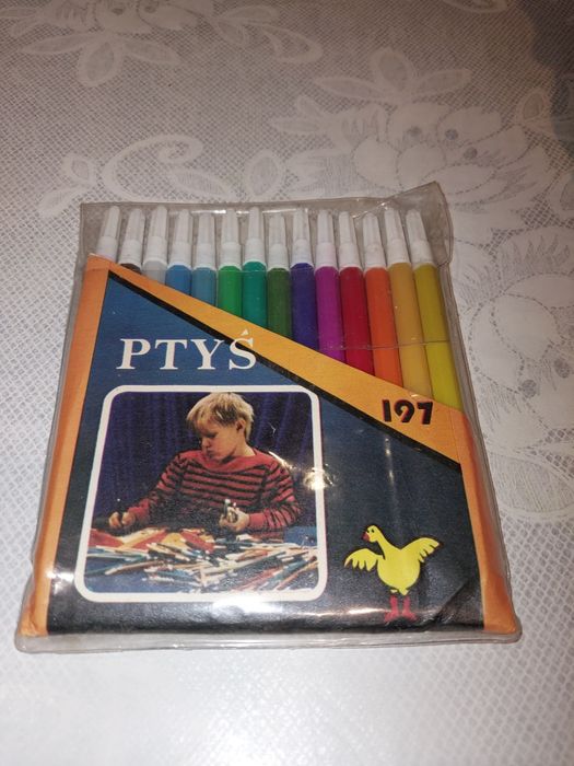 Pisaki szkolne Ptyś PRL Nowe opakowanie