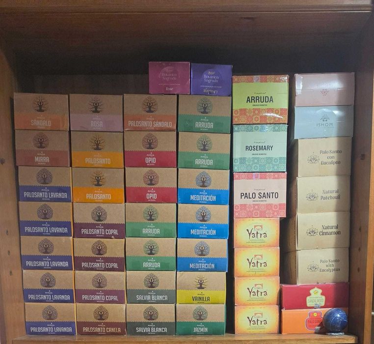 10 Caixas de Incensos 100% Organicos