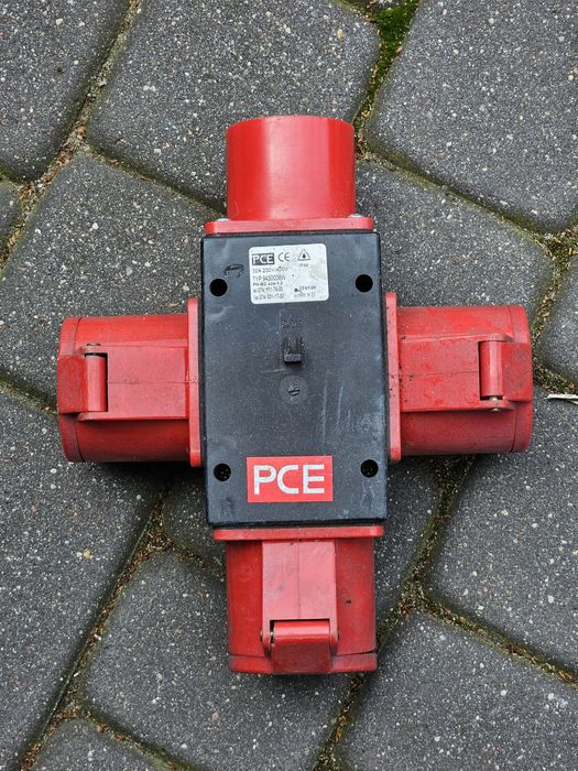 rozgałęźnik siłowy trójnik 32A 400V