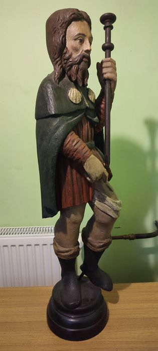 Figura drewniana 17/18 wiek 84cm