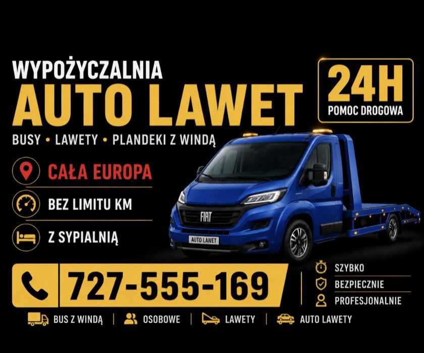 Wynajm Lawety TANIO  Od RĘKI