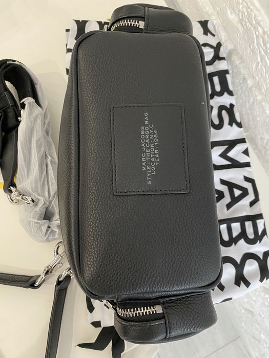 Сумочка жіноча чорна the cargo bag marc jacobs — zdjęcie 3