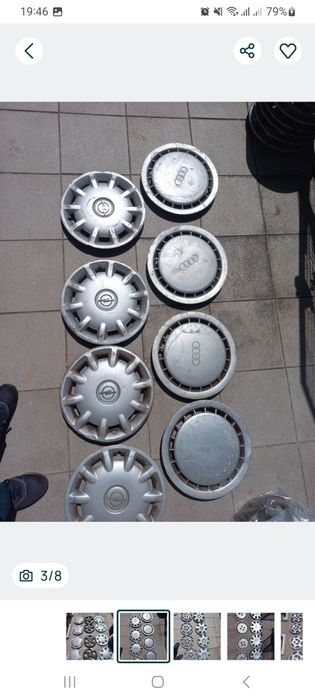 Jogo de 4x tampoes 14 audi , citroen,  hyundai,  mitsubishi, peugeot,  opel kia , peugeot, rover seat