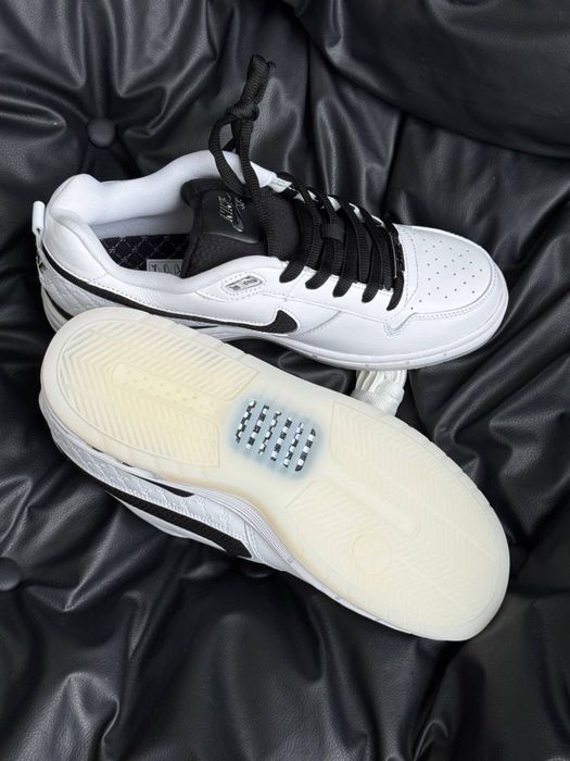 Оригинал Nike SB Paul Rodriguez Air Zoom White Black (HQ6828 100) кожание сб данк мужские найк