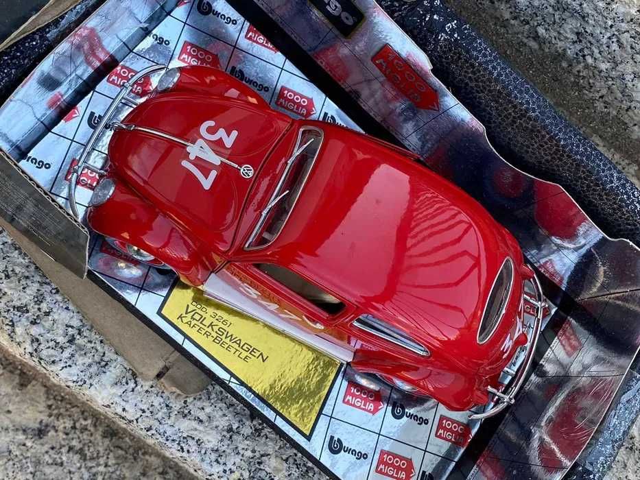 Bburago Volkswagen Kafer-Beetle 1/18 miglia gold colection