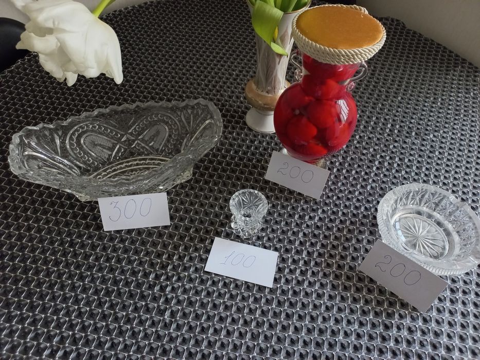 Вазочки.Хрусталь. Декор для дома.Б/у.