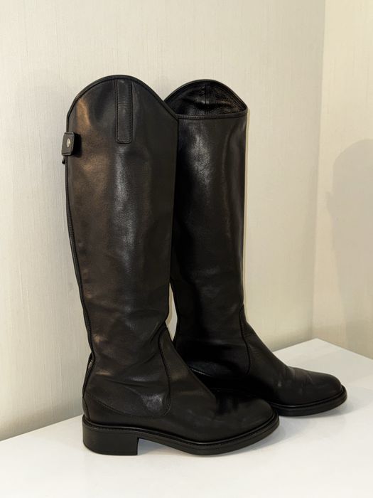 Жіночі кожані сапожки Gucci, оригінал розмір 36.5 на 37 теж норм