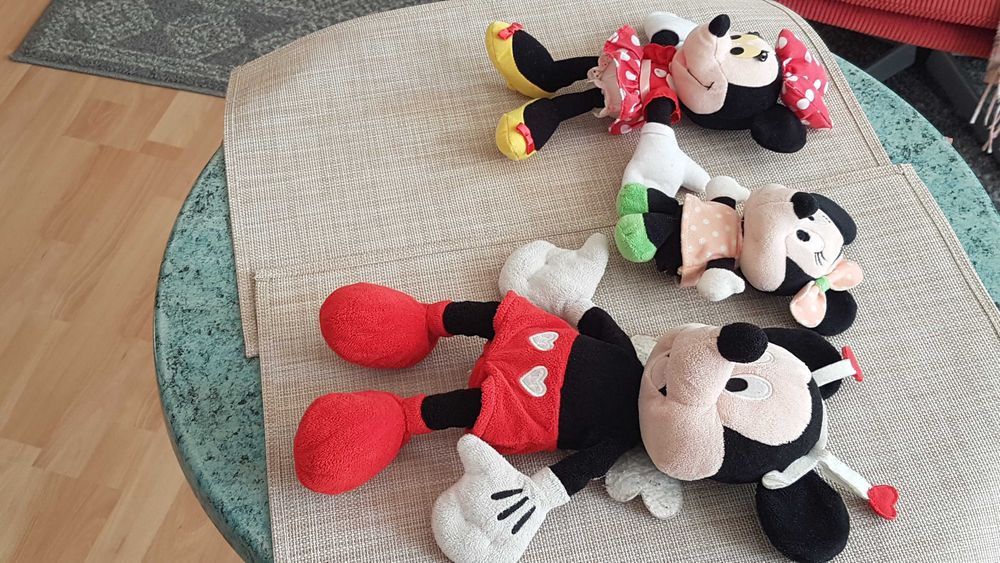Zestaw pluszaki myszki Miki i Minnie