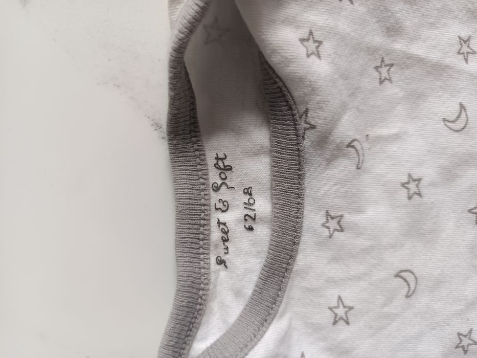 Body krótki rękaw r62 68