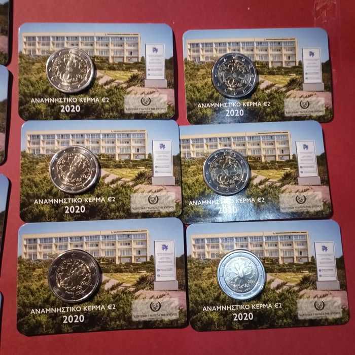 Moeda Coincard Chipre 2020