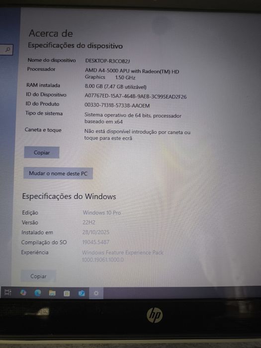 HP Pavilion 15-n250sp AMD 1.5 GHz64738469050881124