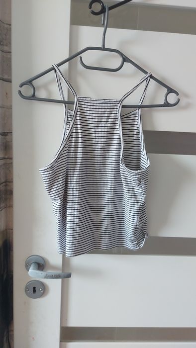 Top podkoszulka na ramiączkach H&M 170 paski