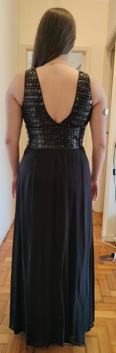 Vestido cerimónia castanho chocolate