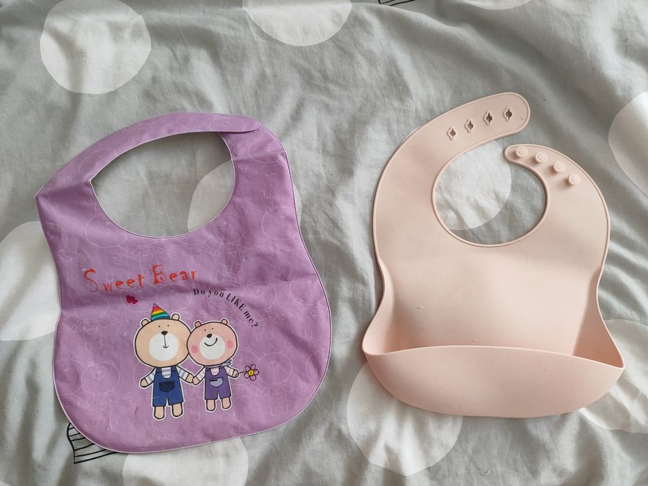 Слюнявчик непромокаючий Фіолетовий