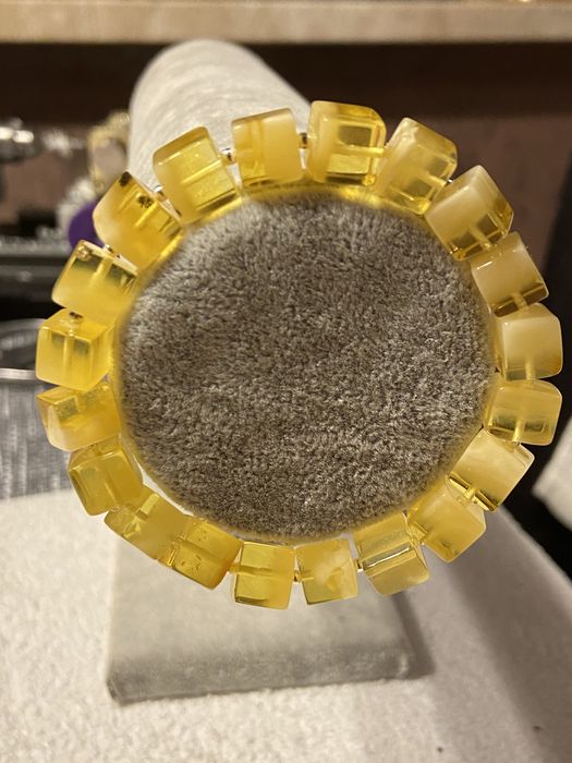 Bransoleta z bursztynu