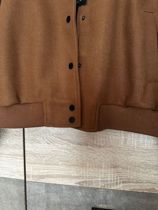 Karmelowa kurtka bomber z Luminy rozmiar M/L