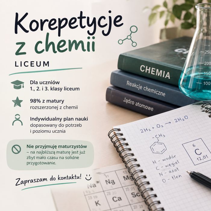 Korepetycje z chemii rozszerzonej