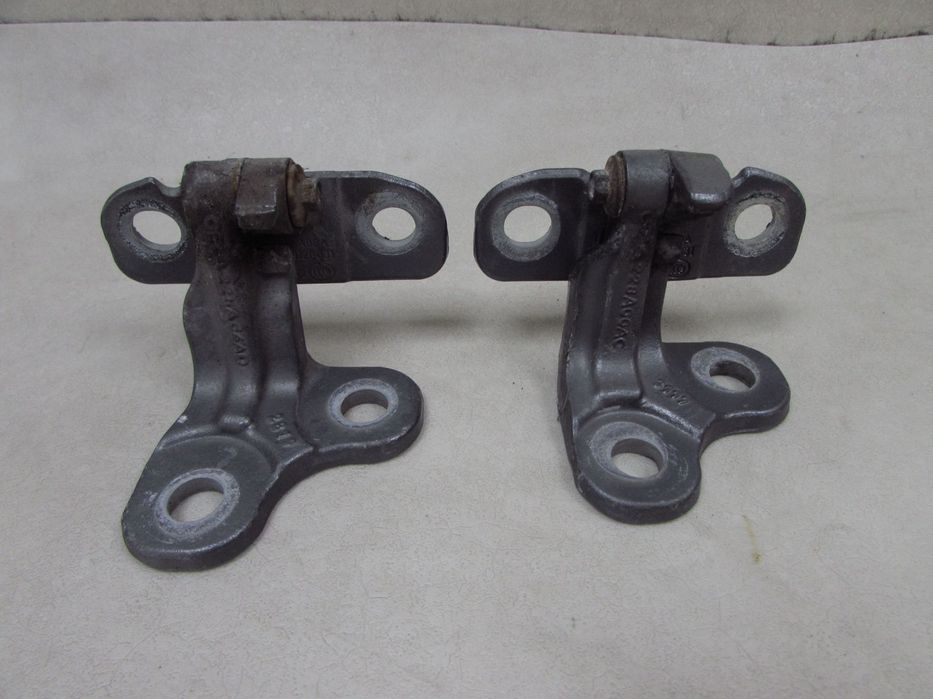 JAGUAR XE X760 15-24 ZAWIASY DRZWI PRAWY PRZOD TYL 228A66AC KPL LKH AMMONITE GREY