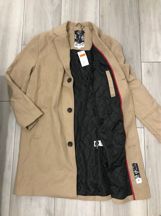 Чоловіче пальто Cropp бежеве з бірками