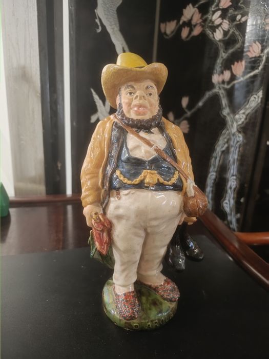 Garrafa Archeiro Faiança Bordalo Pinheiro, bilha segredo