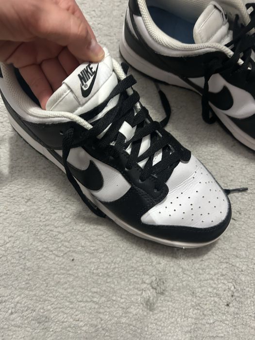 Nike panda sneackersy czarno białe