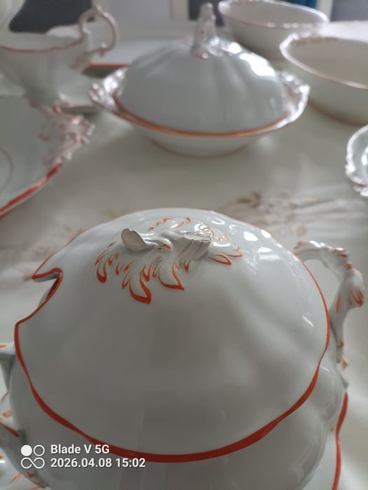 Piekny bardzo stary serwis XIX Villeroy & Boch