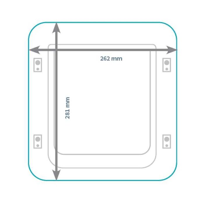 Drzwiczki SureFlap z czytnikiem mikrochipów - duże
