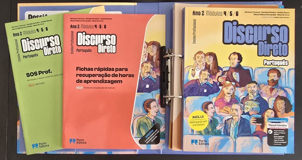 Discurso Direto - Ano 2 - Português - Conj. Pedagógico Prof. Completo