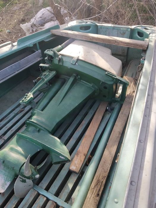 Лодка казанка с мотором и Вихрем