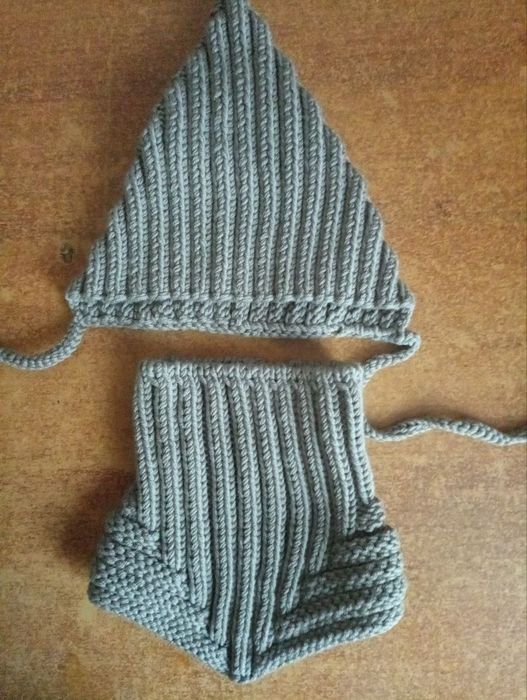 Шапочки детские вязаные