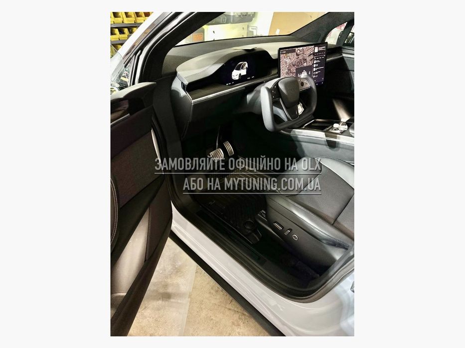 3D килимки Tesla Model X 2022–2024 6 місць в салон | Havoc