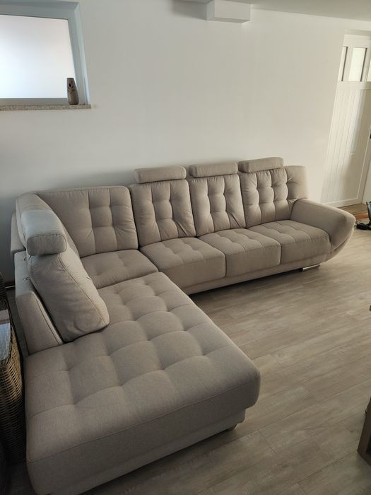 Sofá chaise long 3 metros estofado