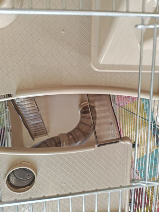 Klatka dla gryzoni INTER-ZOO Pinky 3 transporter+ trociny+ karma itp.