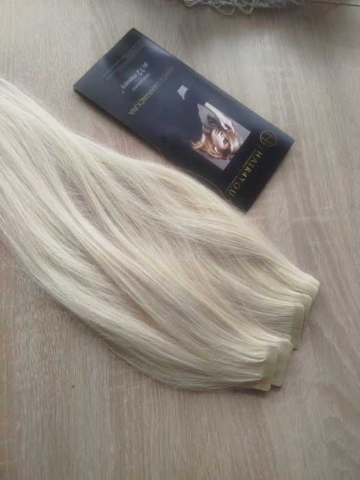 Włosy naturalne tape on kanapki ok65cm