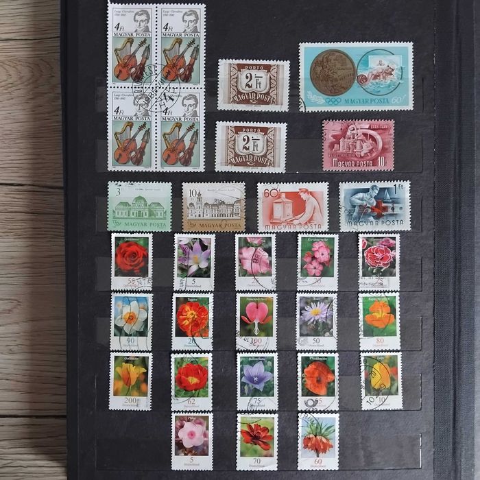 Znaczki Pocztowe Japonia Chiny Węgry Niemcy Guinea Inne Stare (271)