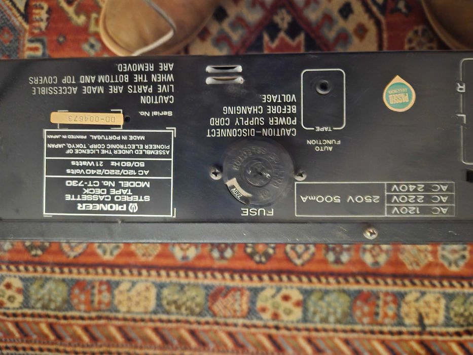 CT-730 Pioneer cassete tape