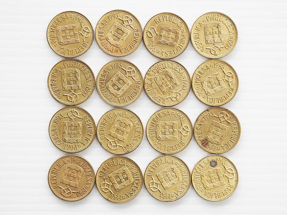 Lote de 16 Moedas 1 Escudo 1993