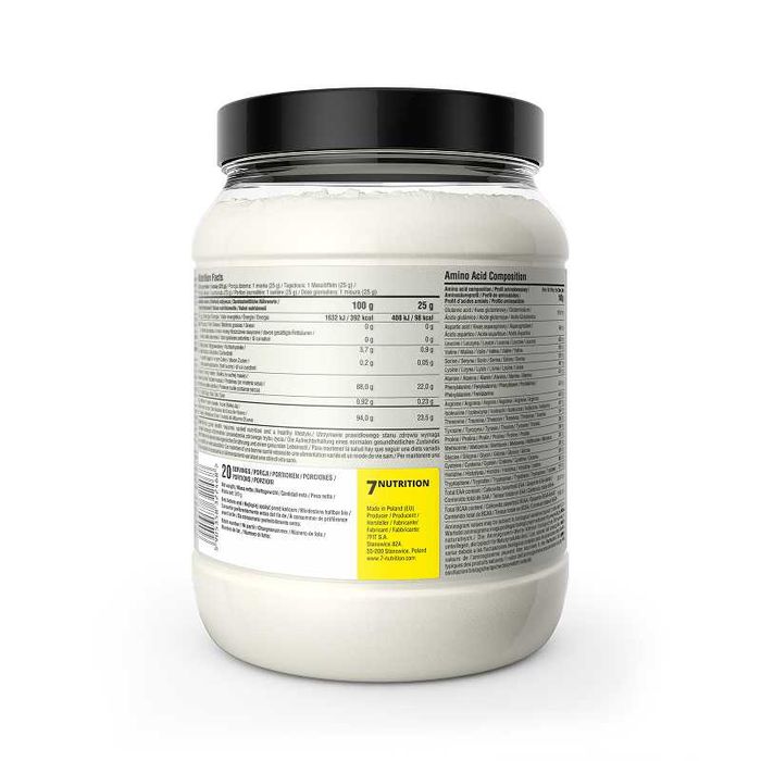 7Nutrition EGG Protein Isolate 500g Izolat Białka JAJ Bez Laktozy Krem Kataloński