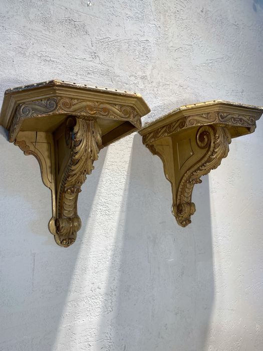 Antyczne Barokowe zlocone Konsole XVIII w