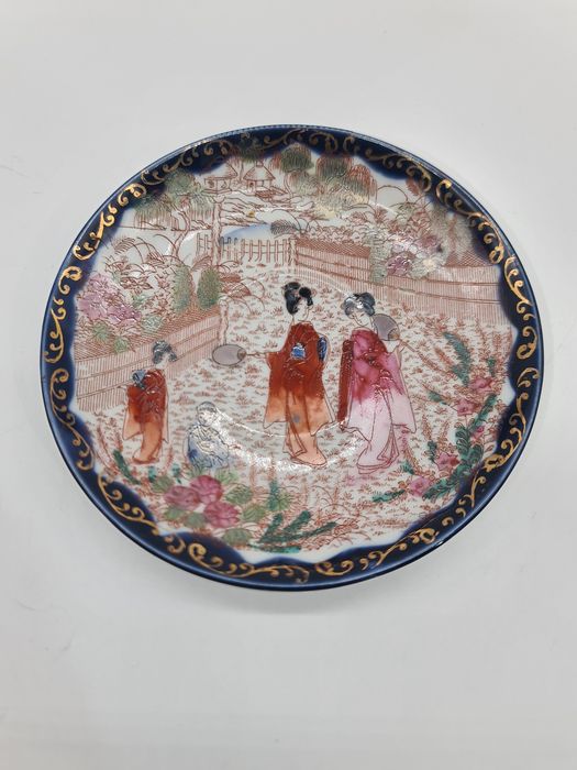 Conjunto chávena de chá e pires chinês original
