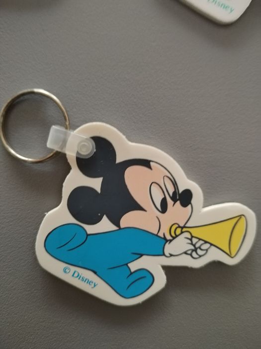 5 Porta-chaves Disney anos 80
