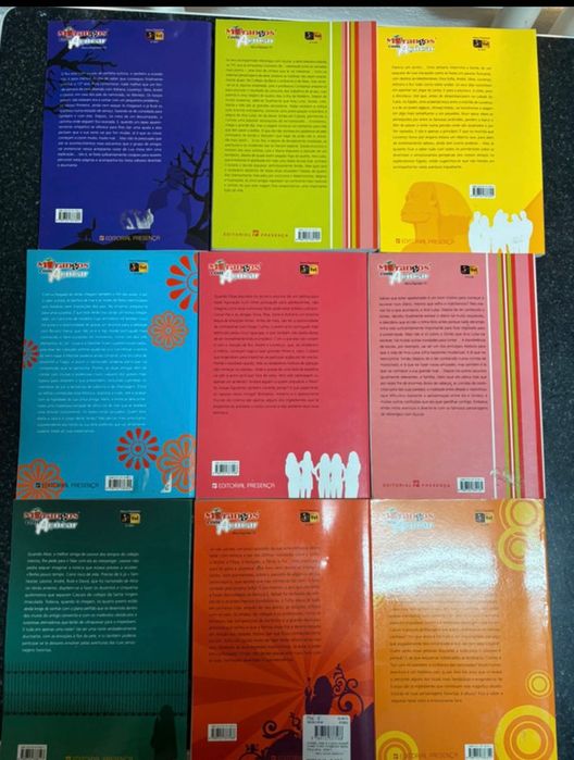 Livros morangos com açúcar