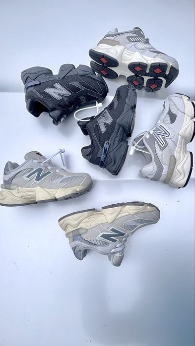 Дитячі кросівки New Bal:ance 9060 Triple Black розміри 26-37