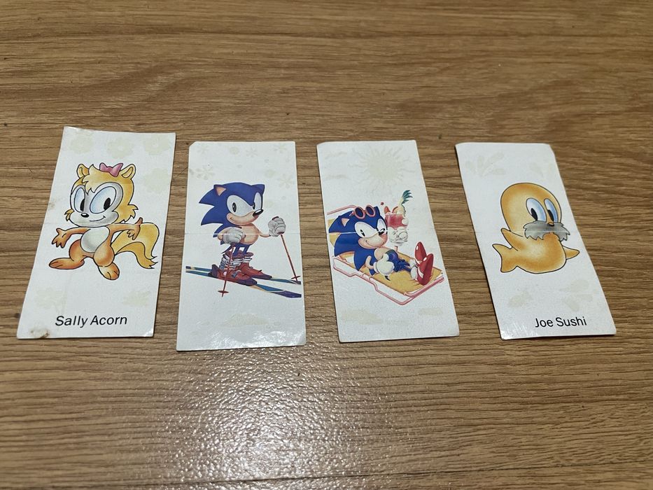 Autocolantes / cromos “O mundo de Sonic”