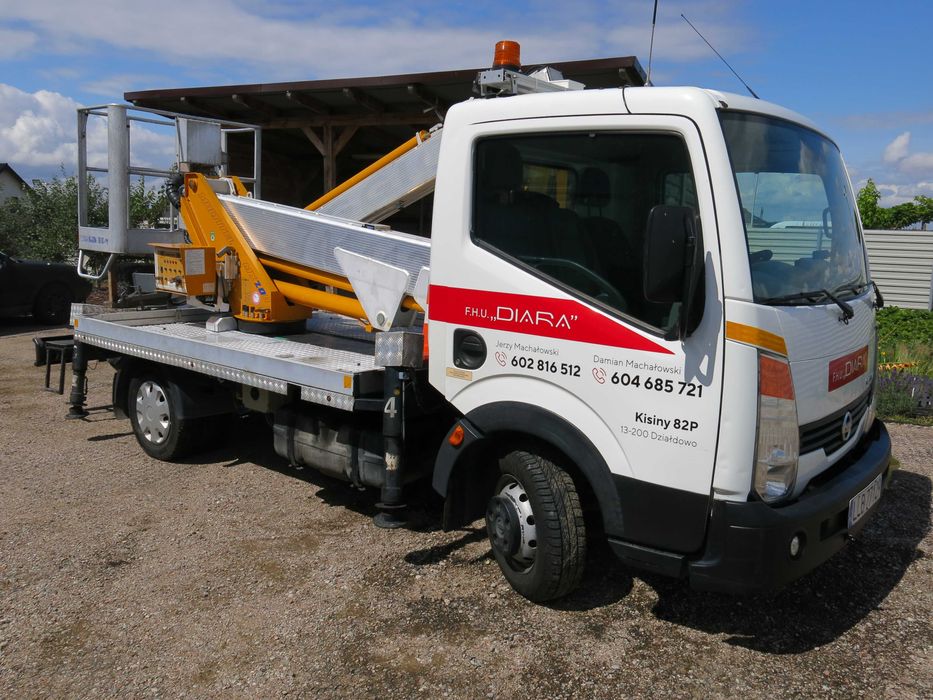 Sprzedam podnośnik Koszowy Multitel MX 200 Nissan Cabstar 2010r  20m