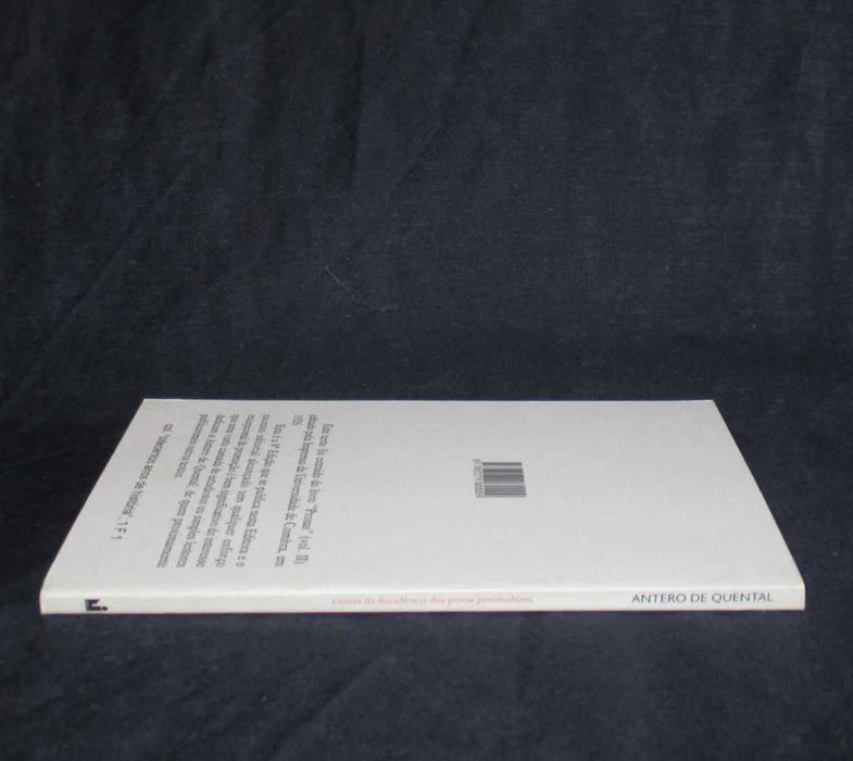 Livro Causas da Decadência dos Povos Peninsulares Antero de Quental Ulmeiro