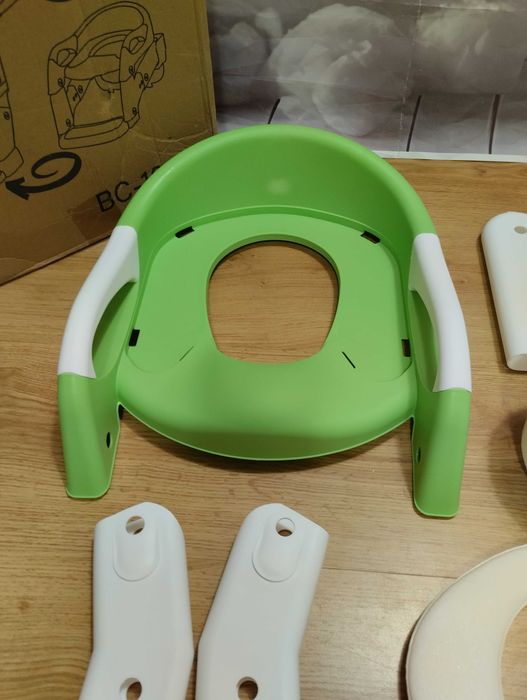 Reduktor toalety dla dzieci ze schodkami 3 w 1 adapter nakładka