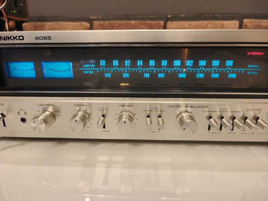 NIKKO 8085 ! Piękny amplituner VINTAGE ! KOLEKCJONERSKI ! Flagowy