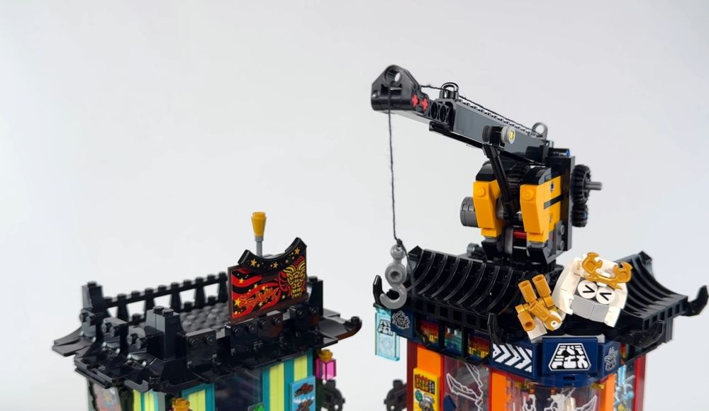 Klocki warsztaty w mieście ninjago na wzór 71837